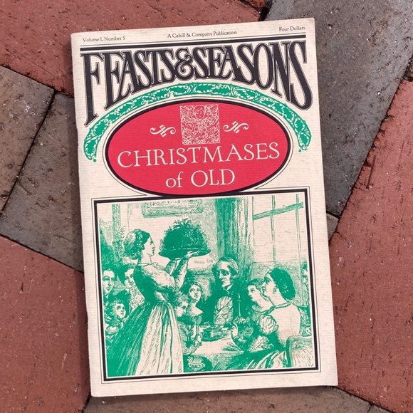 Other - 1980 Feasts & Seasons Christmases of Old Cahill & Co Illustrated Woodcut Art